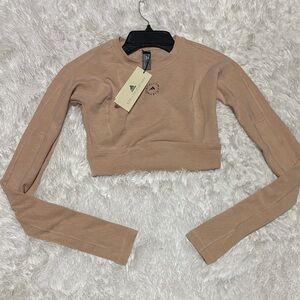 💘 Stella McCartney x Adidas Women's Beige Long Sleeve tank top